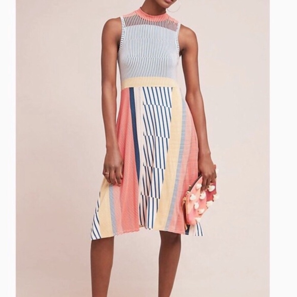 MAEVE by Anthropologie Clearly Striped dress, XL